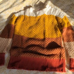 Francesca's striped Fall Sweater